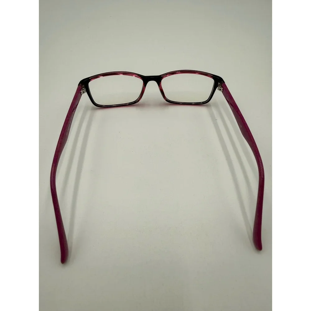 Envy Eyeglasses Women 53-17-140 Black Purple Excellent EE-SARA Rectangular Frame